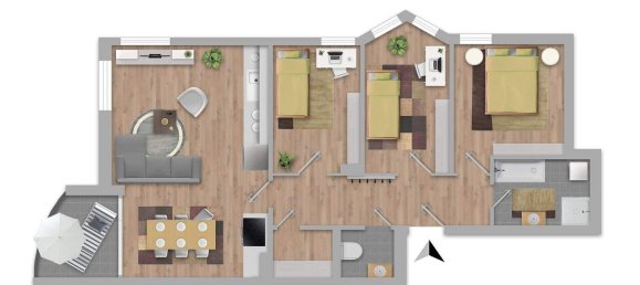 Apartamento de 4 divisões em Klagenfurt am Worthersee, Austria N.º 198408 14