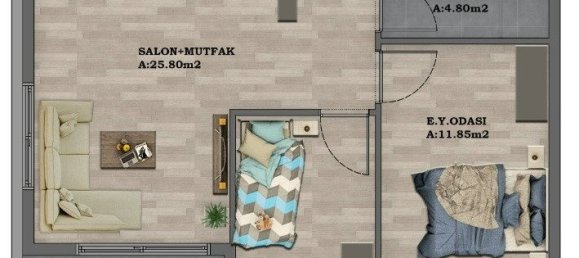 Apartamento 2+1 em Aksu, Turkey N.º 32659 18