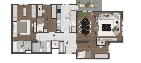 2 rooms Apartment in Pendik, Turkey No. 18151 3