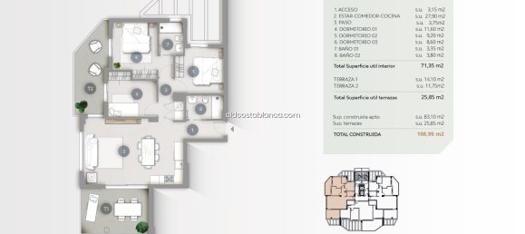 3 bedrooms Apartment in Calpe, Spain No. 92636 8