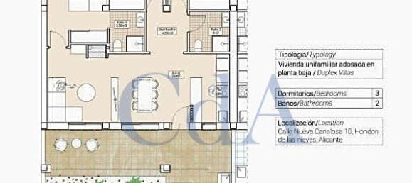 3 Schlafzimmer Villa in El Fondo de les Neus, Spain, Nr. 5512 5