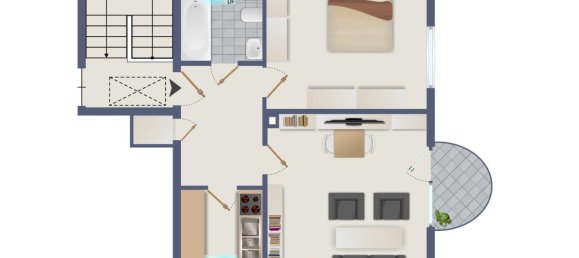 1 Schlafzimmer Wohnung in Schwabach, Germany, Nr. 335984 10