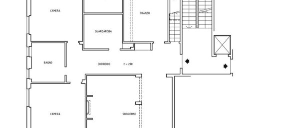 4 rooms Penthouse in Florence, Italy No. 169040 2