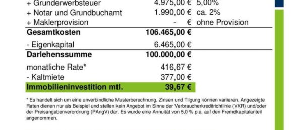 2 rooms Apartment in Erfurt, Germany No. 261594 5