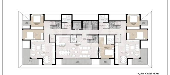 Квартира 2+1 в Аланья, Турция № 14405 9
