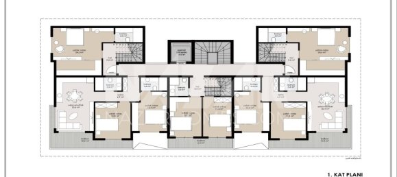 Квартира 2+1 в Аланья, Турция № 14405 10