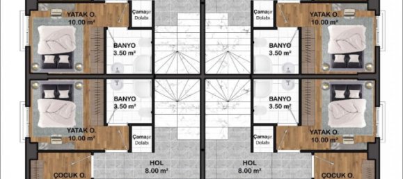Villa 4+1 in Kundu, Turkey No. 10888 3