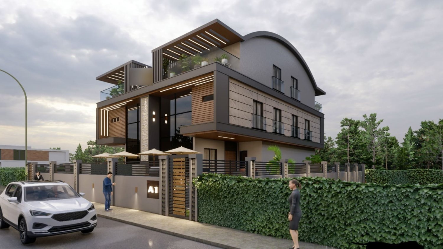 Villa 4+1 in Kundu, Turkey No. 10888