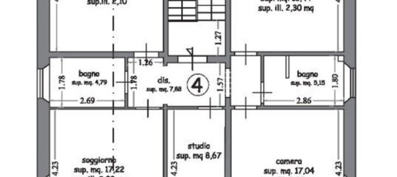 4 rooms Apartment in Capannori, Italy No. 42682 6