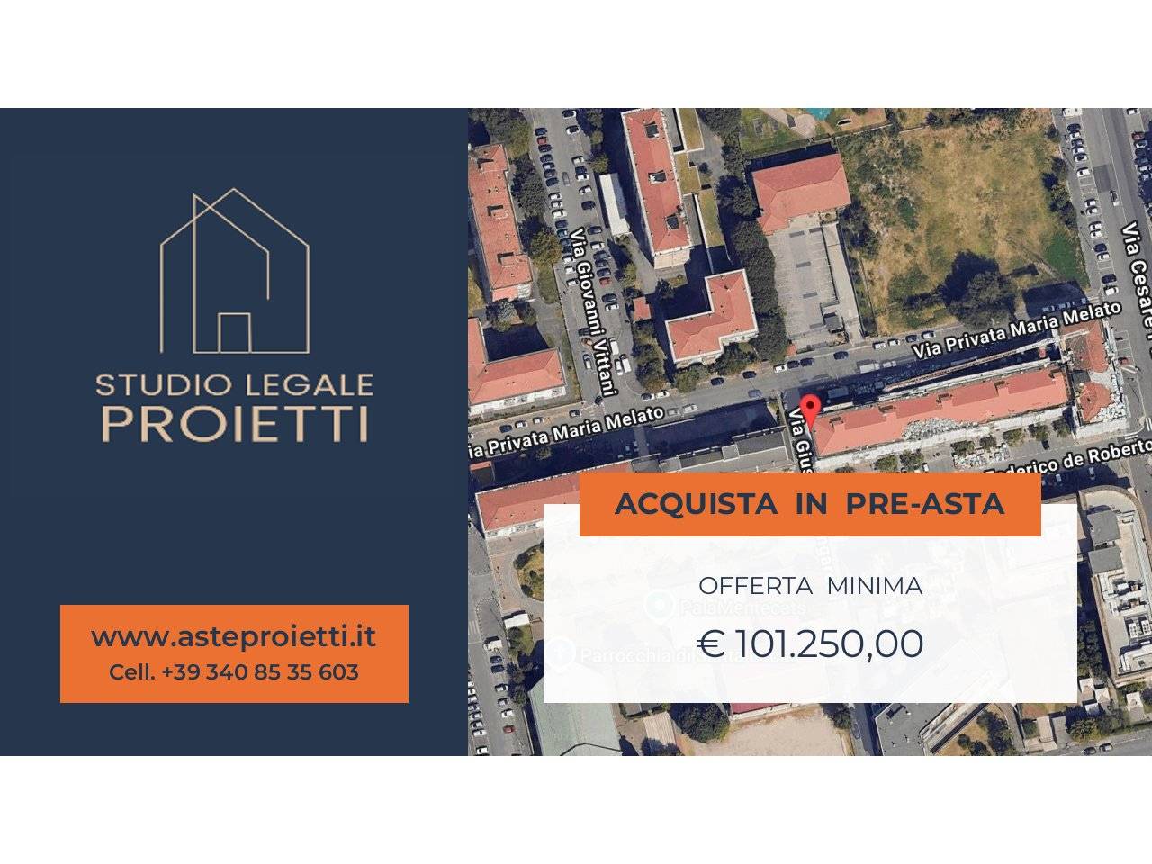 1 chambre Appartement à Milan, Italy No. 305065