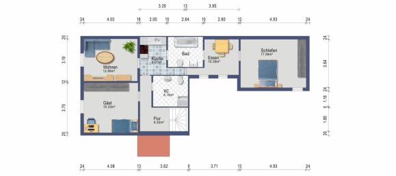 Moradia em banda T2 em Jena, Germany N.º 86881 17