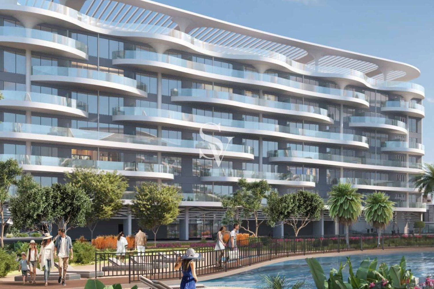 Квартира с 1 спальней в Damac Lagoons, ОАЭ № 109983