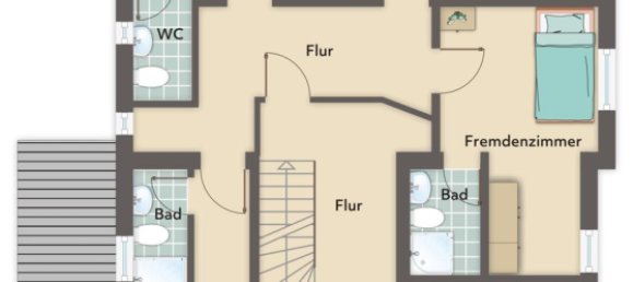 Отель, гостиница с 13 спальнями в Минден-Люббекке, Германия № 141833 19