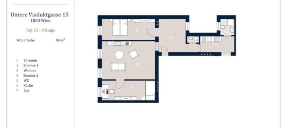 3 rooms Apartment in Vienna, Austria No. 239030 12