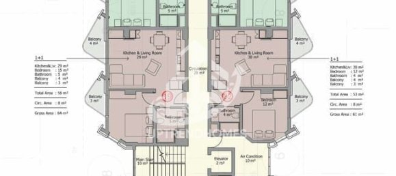 Appartement 1+1 à Mahmutlar, Turkey No. 9167 16