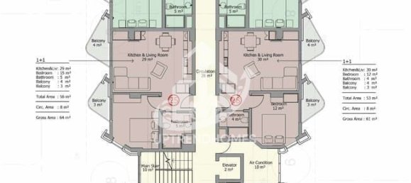 Appartement 1+1 à Mahmutlar, Turkey No. 9167 17