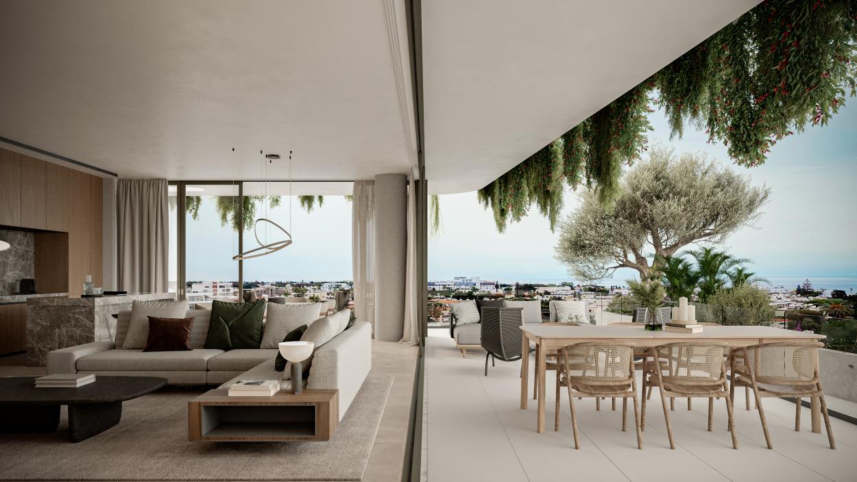 Квартира с 3 спальнями в Пафос, Кипр № 9967