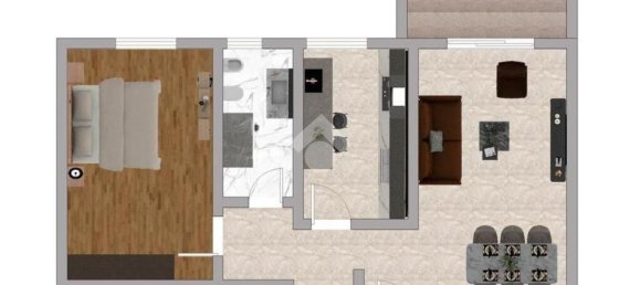 Квартира с 2 комнатами в Бругерио, Италия № 273755 39