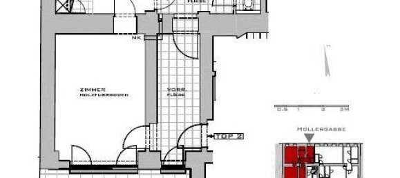 2غرفة شقة في Rudolfsheim-Funfhaus, Austria رقم 209448 13