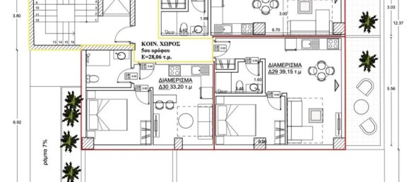 Квартира с 1 спальней в Пирей, Греция № 93588 3