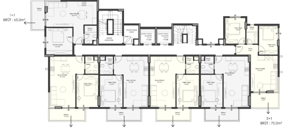 Apartment 1+1 in Konakli, Turkey No. 31325 22