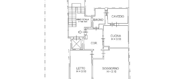 Apartamento de 2 divisões em Mantua, Italy N.º 248876 15