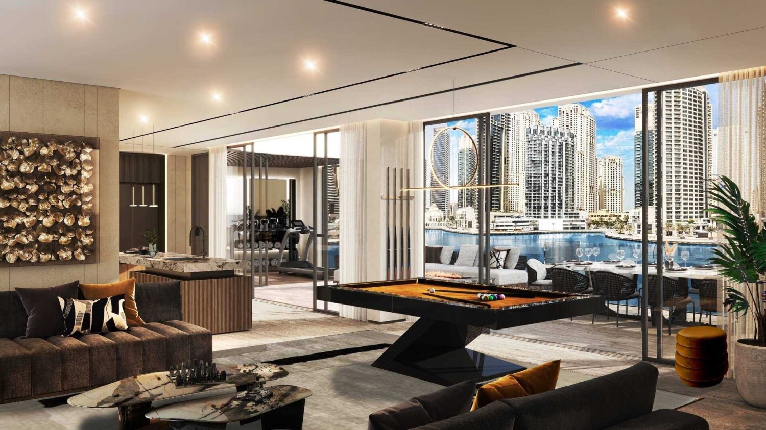 2 غرف نوم شقة في LIV WATERSIDE, مرسى دبي, UAE رقم 62170