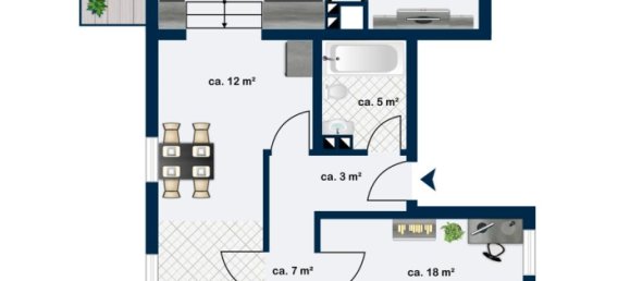 Apartamento de 3 dormitorios en Rheingau-Taunus, Germany No. 335178 24