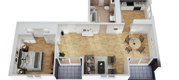 1 chambre Appartement à Saarbrucken, Germany No. 271765 4