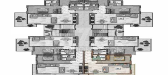 Appartement 1+1 à Alanya, Turkey No. 14438 29