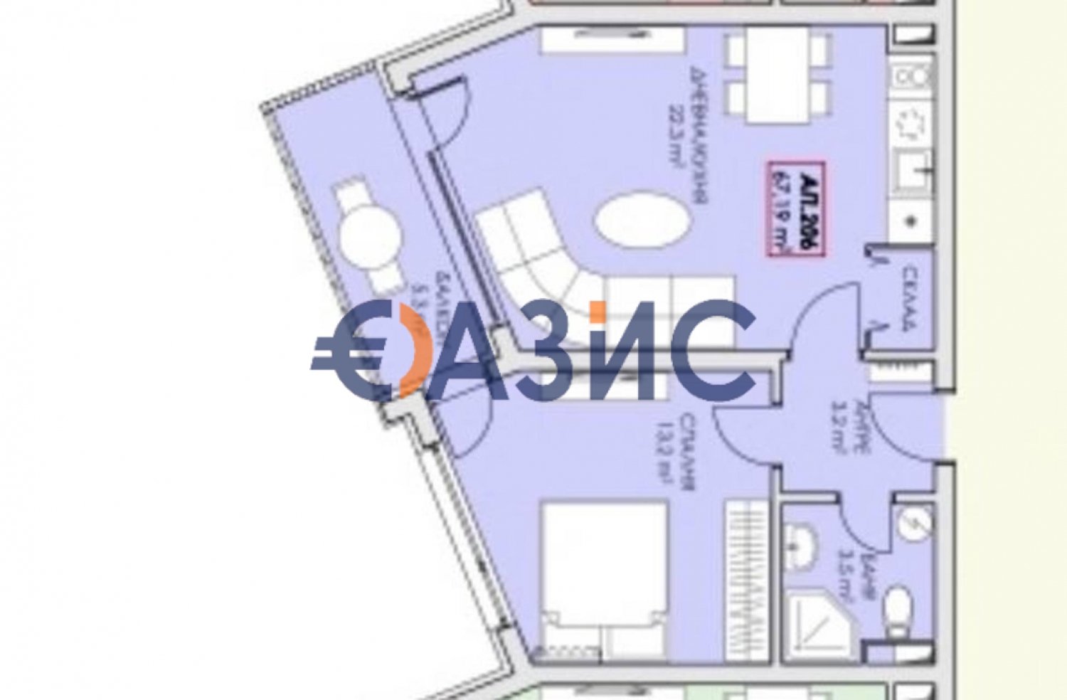 Studio in Ravda, Bulgaria, Nr. 586