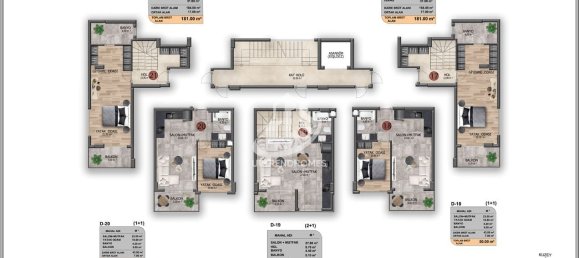 Wohnung 1+1 in Oba, Turkey, Nr. 12105 3