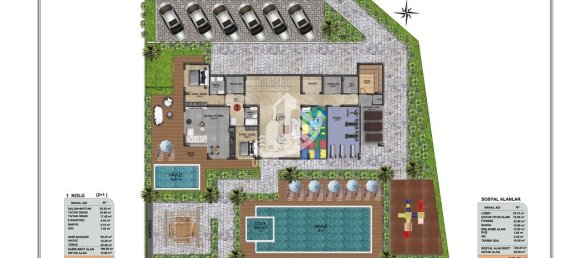 Wohnung 1+1 in Oba, Turkey, Nr. 12105 5