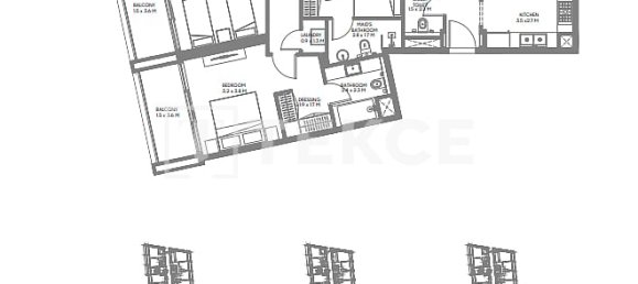 2 dormitorios apartamento en venta en Muwaileh, Sharjah, UAE № 201393 12