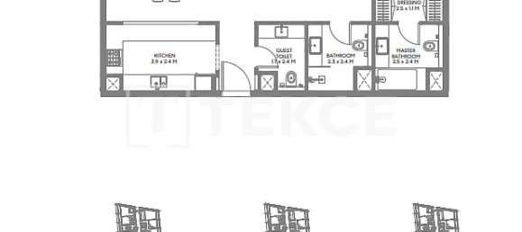 2 dormitorios apartamento en venta en Muwaileh, Sharjah, UAE № 201393 10