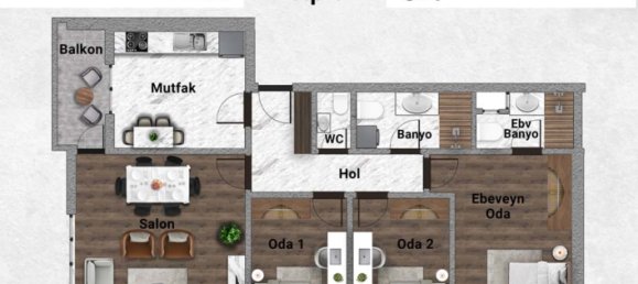 Appartement 3+1 à Venara Güneşli, Bagcilar, Turkey No. 40541 38