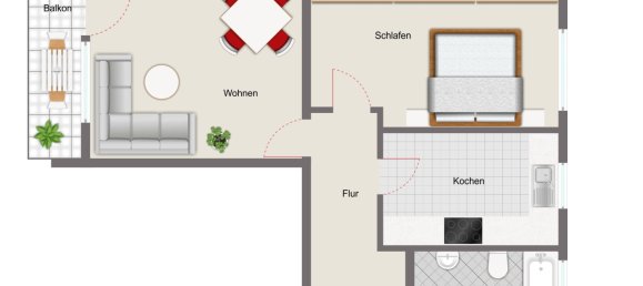 2-Zimmer Wohnung in München, Germany, Nr. 181277 10