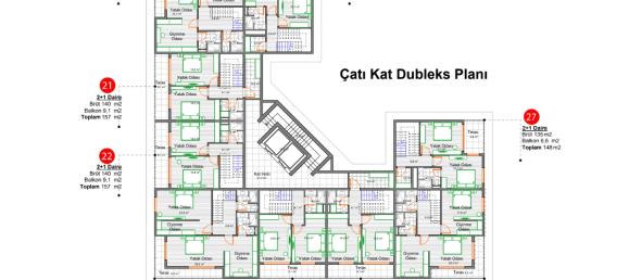Wohnung 1+1 in Konakli, Turkey, Nr. 31269 9