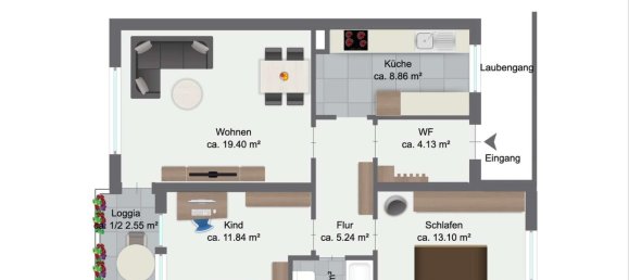 2 chambres Appartement à Munich, Germany No. 358439 18