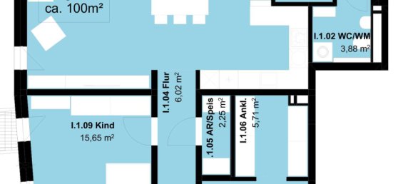 Apartamento T2 em Karlsruhe, Germany N.º 223027 25