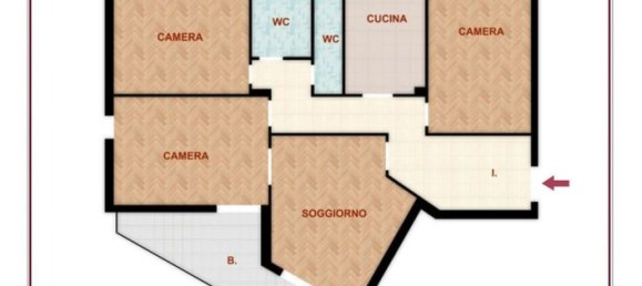 4 rooms Apartment in Naples, Italy No. 94377 16
