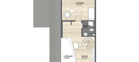 Дуплекс с 2 спальнями в Мюнхен, Германия № 284962 34