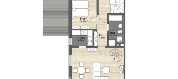 Дуплекс с 2 спальнями в Мюнхен, Германия № 284962 33