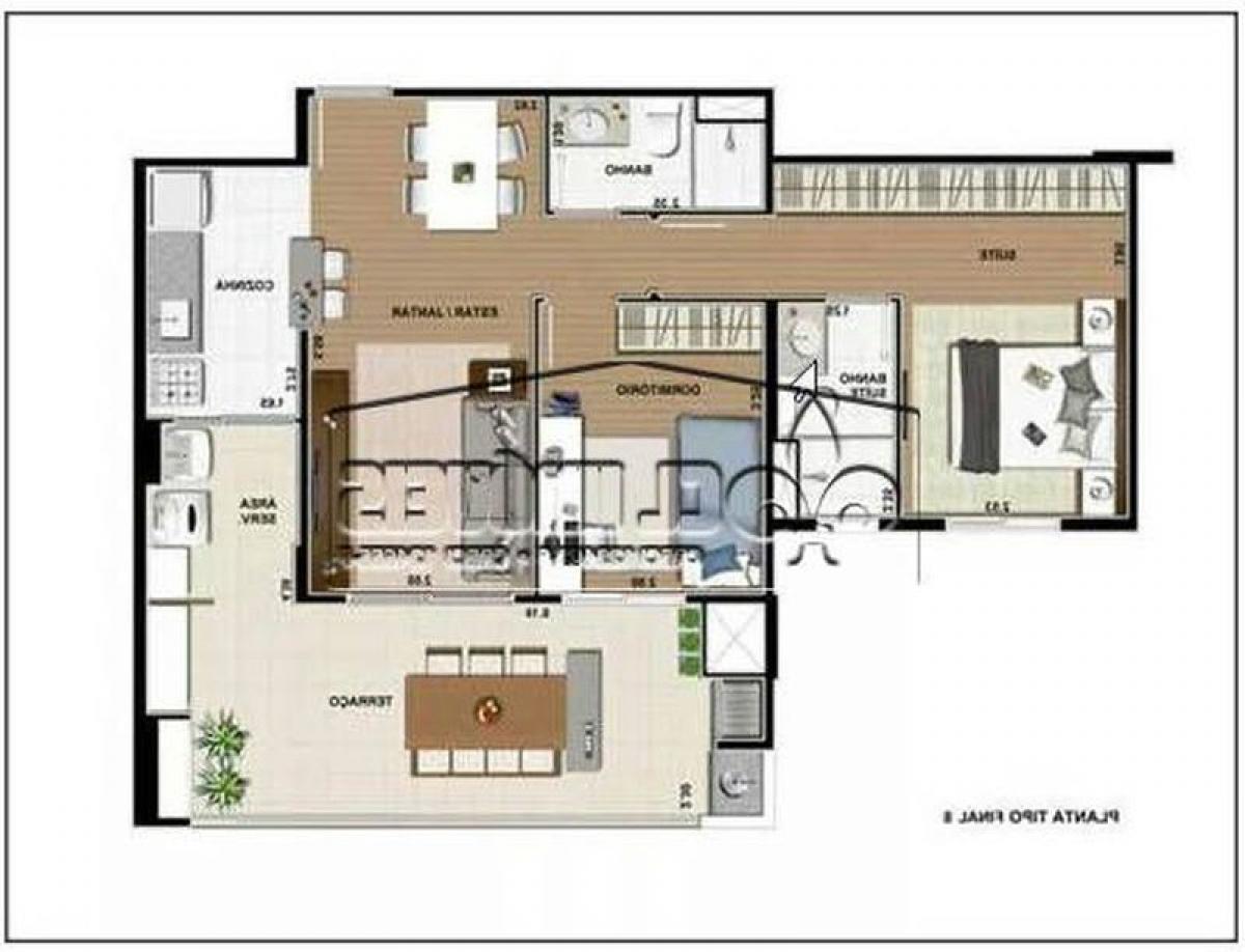 2 Schlafzimmer Wohnung in Sao Paulo, Brazil, Nr. 447576