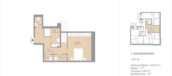 3 rooms Apartment in Wahring, Austria No. 207618 12