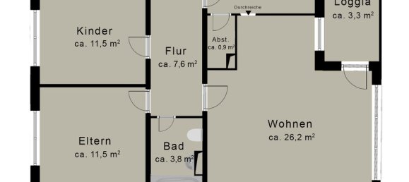 Apartamento T2 em Bremen, Germany N.º 293151 11