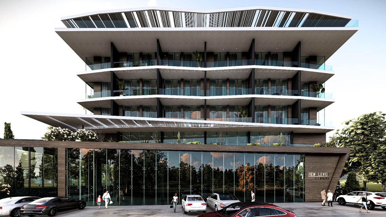 Квартира 1+1 в New Level Kleopatra 1, Аланья, Турция № 38408