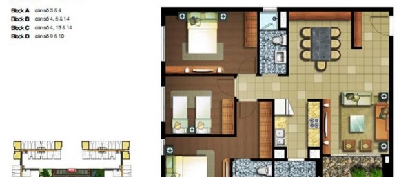 3 chambres Appartement à Thu Duc, Vietnam No. 17105 3