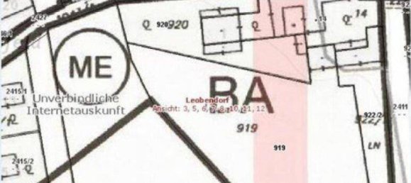 Terreno em Leobendorf, Austria 1001 m² N.º 149770 3