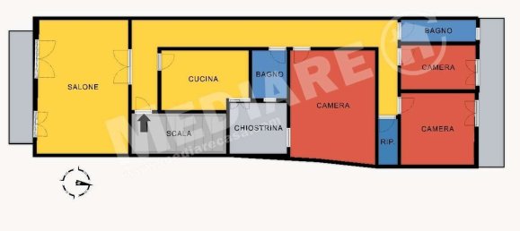 3-salle Appartement à Carosino, Italy No. 107052 20